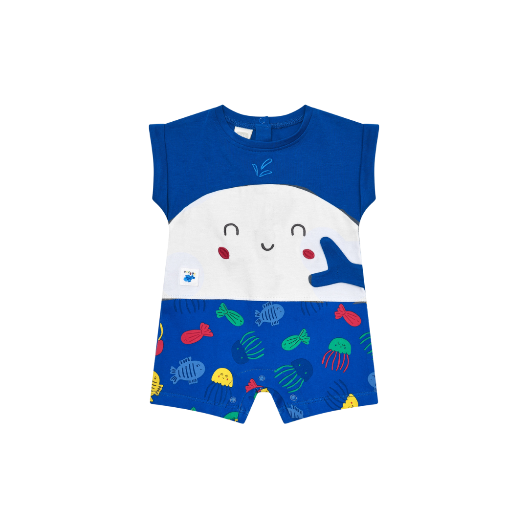 Whale Baby Romper