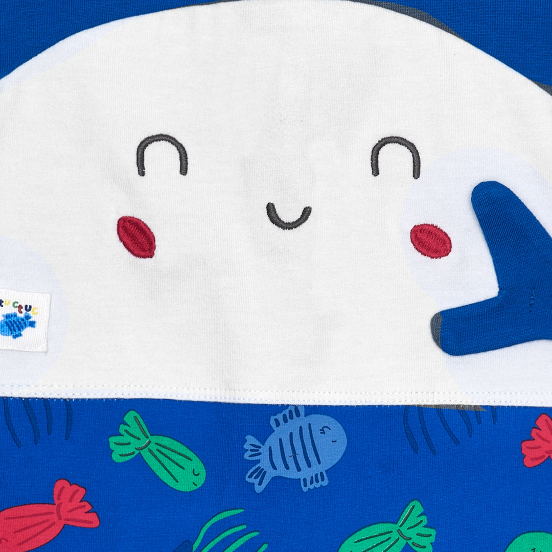 Whale Baby Romper