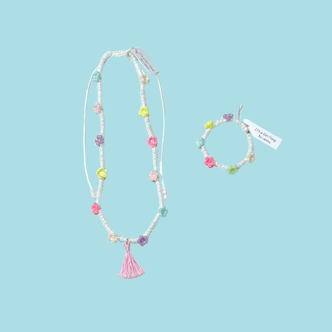 Pastel Flowers Bracelet