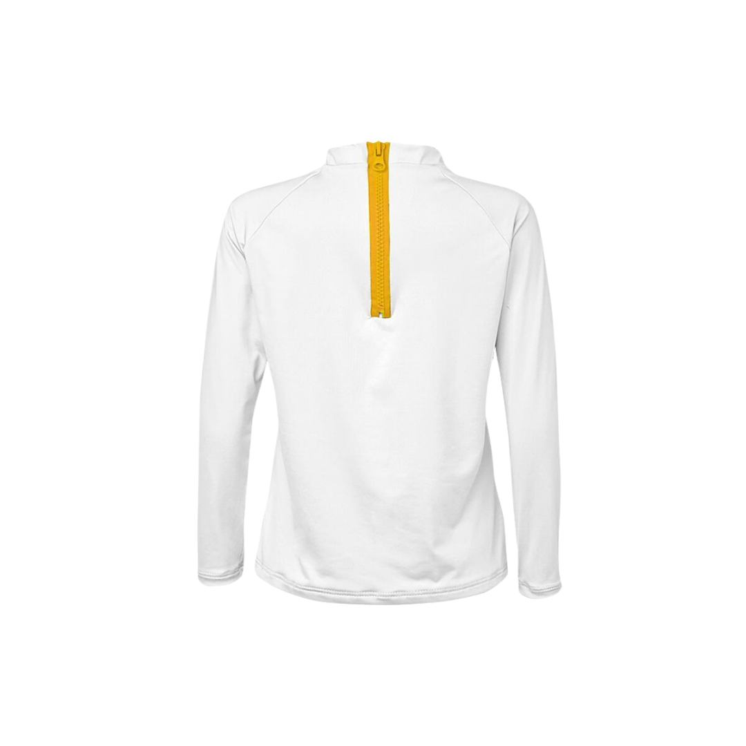 White Long-Sleeve Rashguard