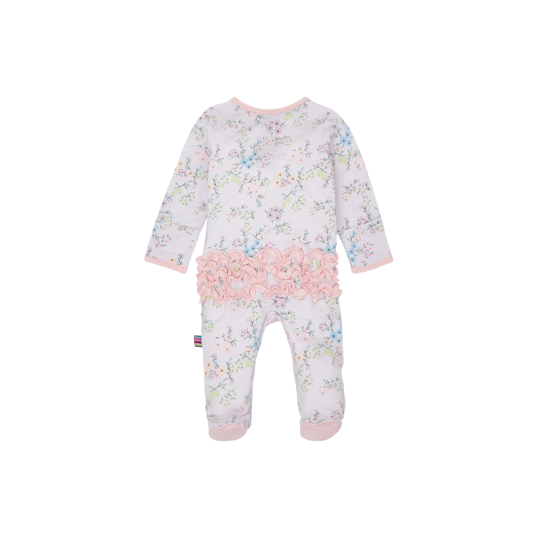 EMILY MODAL FOOTIE WITH RUFFLE