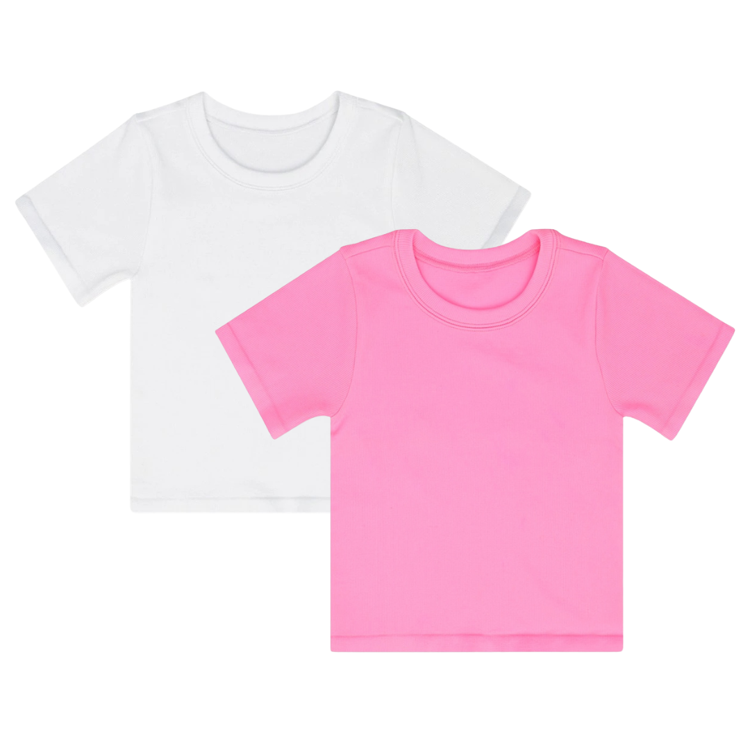 Ribbed Short Sleeve Shirt