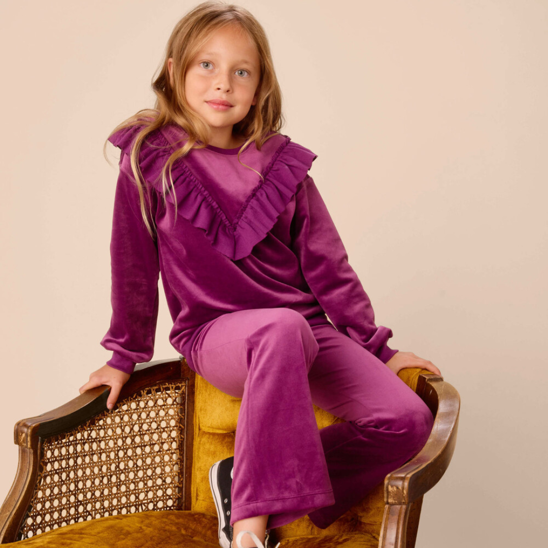 Cosmic Berry Velour Set