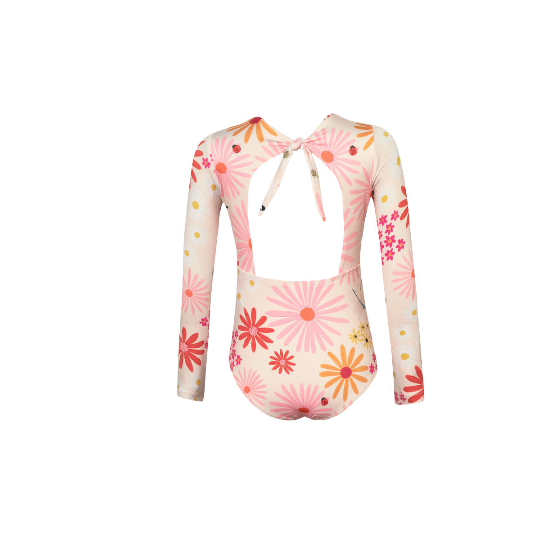 Garden Pink L/S Swimsuit