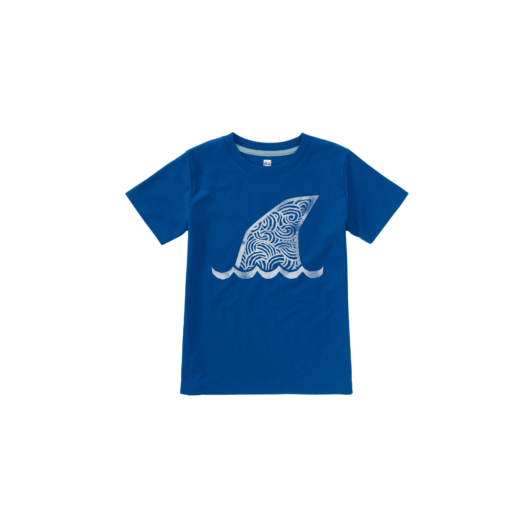 Shark Fin Tee - Bayou Blue