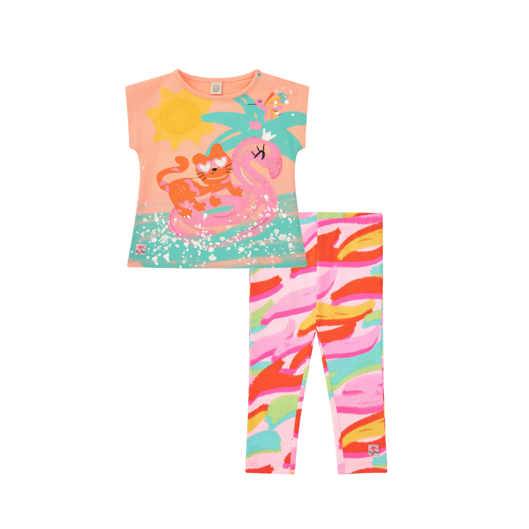 Tropi Tiger Legging Set