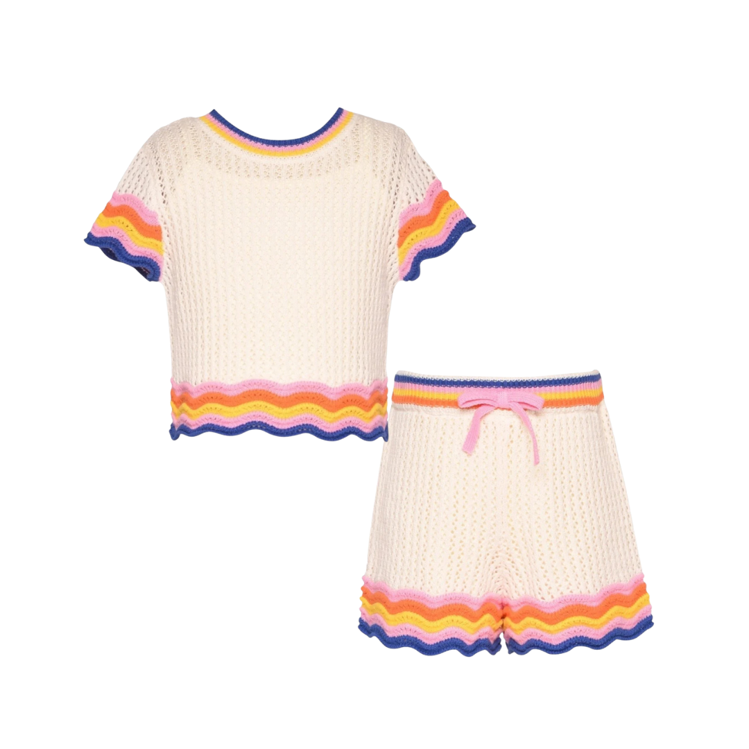 Scallop Hem Crochet Set