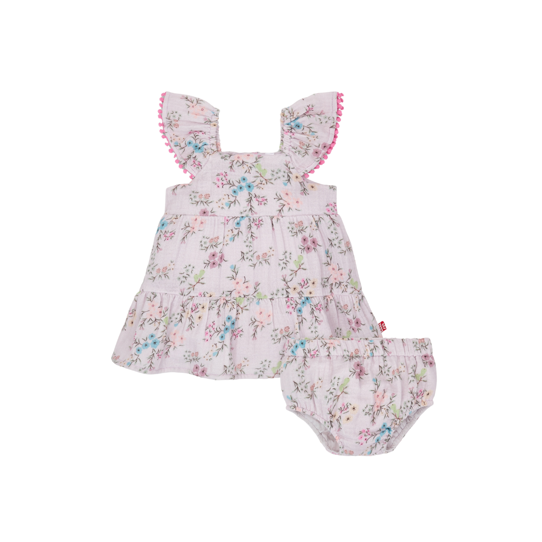 EMILY COTTON DRESS+DIAPER COVER
