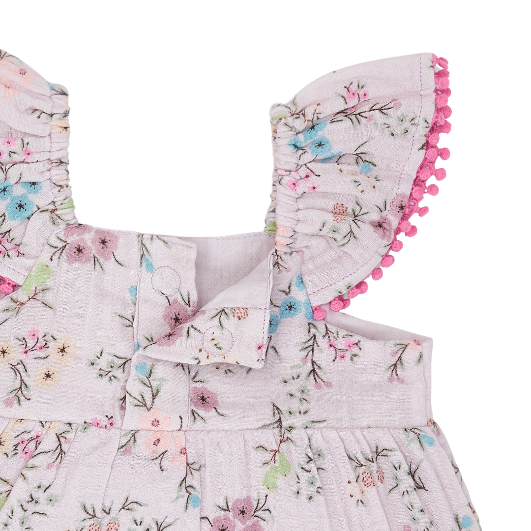 EMILY COTTON DRESS+DIAPER COVER