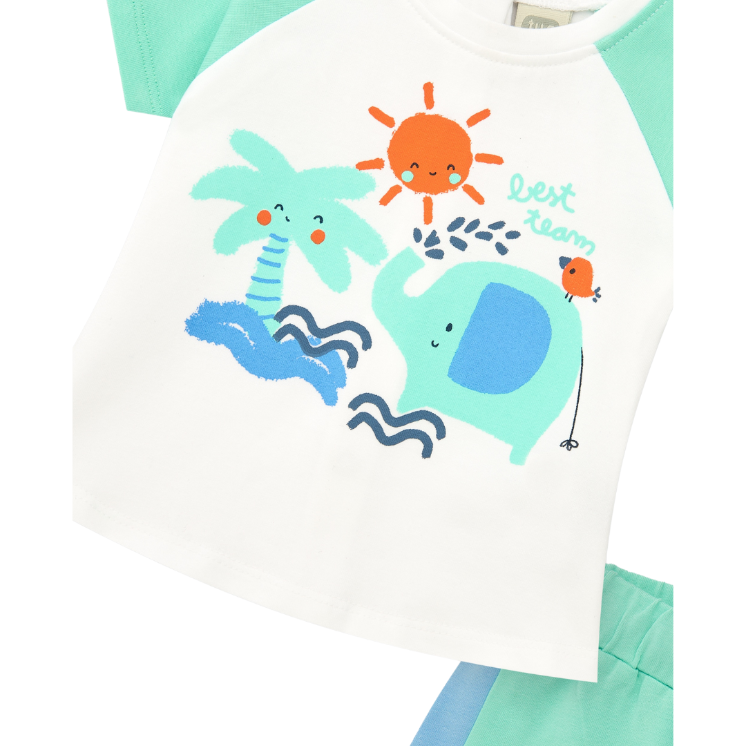 Tropical Elephant Baby Set