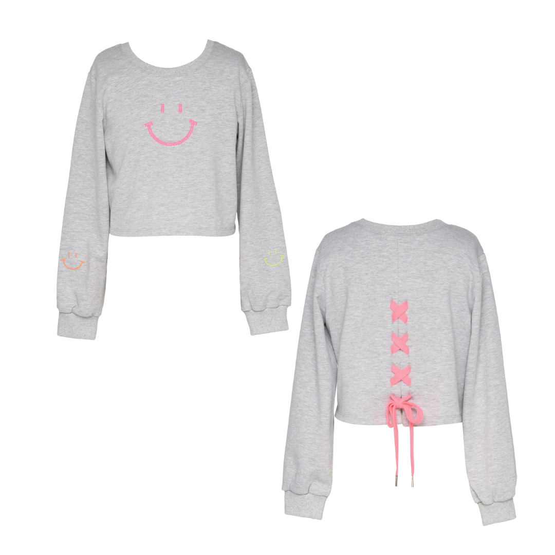 Smiley Studs Sweat Set