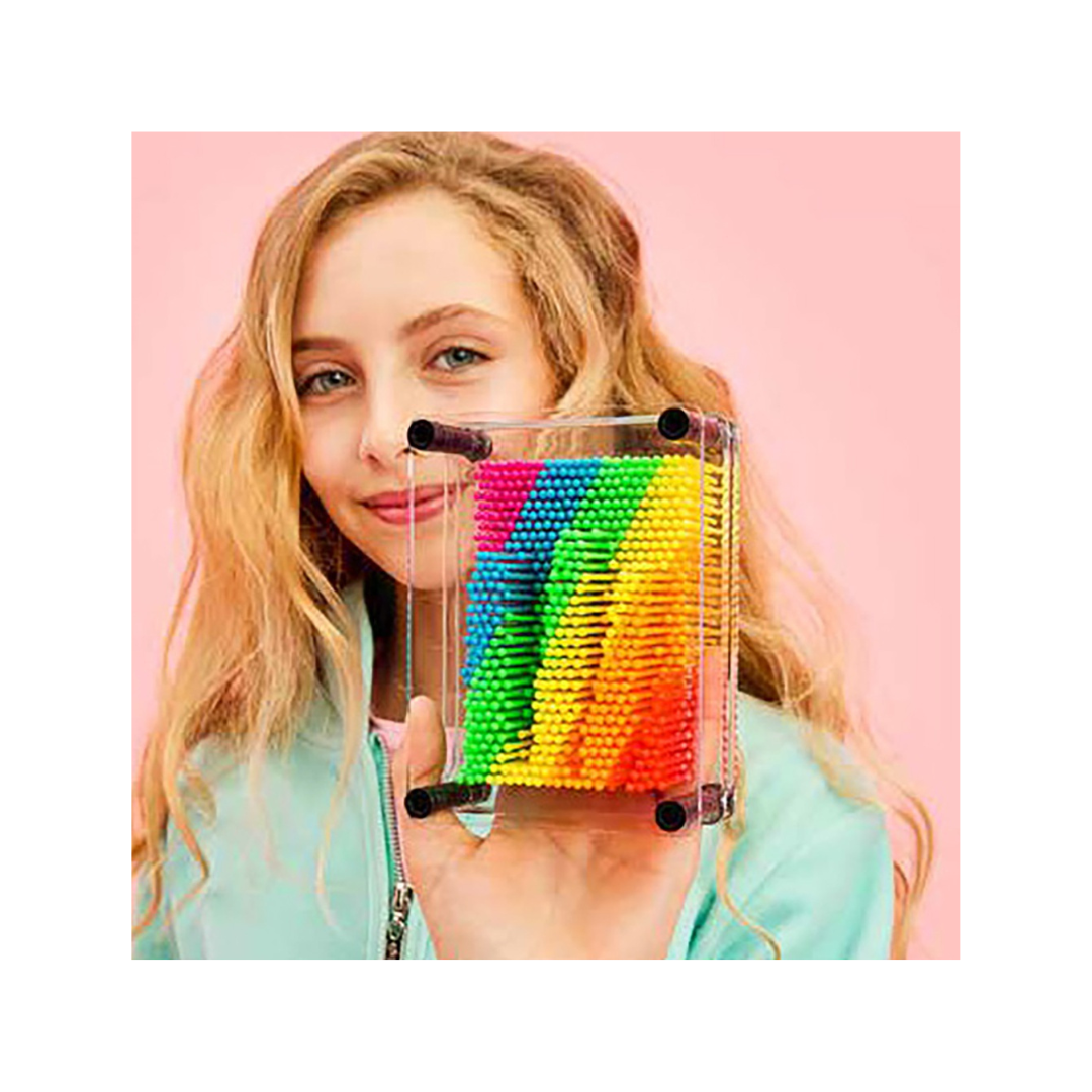 Rainbow Pin Art