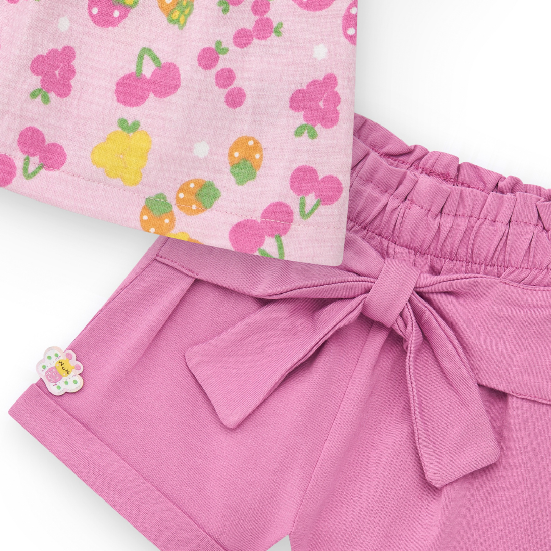 Berry Sweet Shorts Set