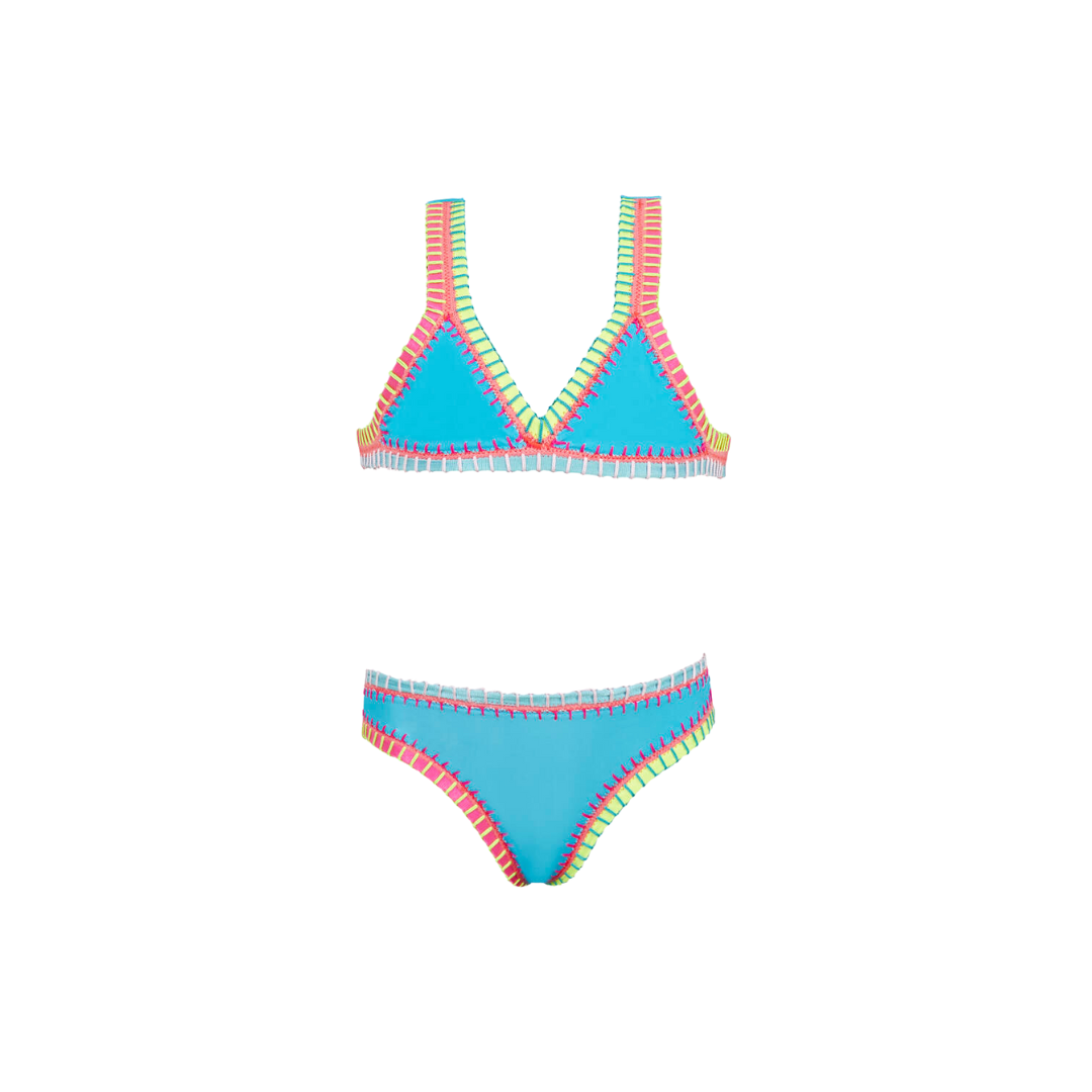 Turquoise Rainbow Bikini