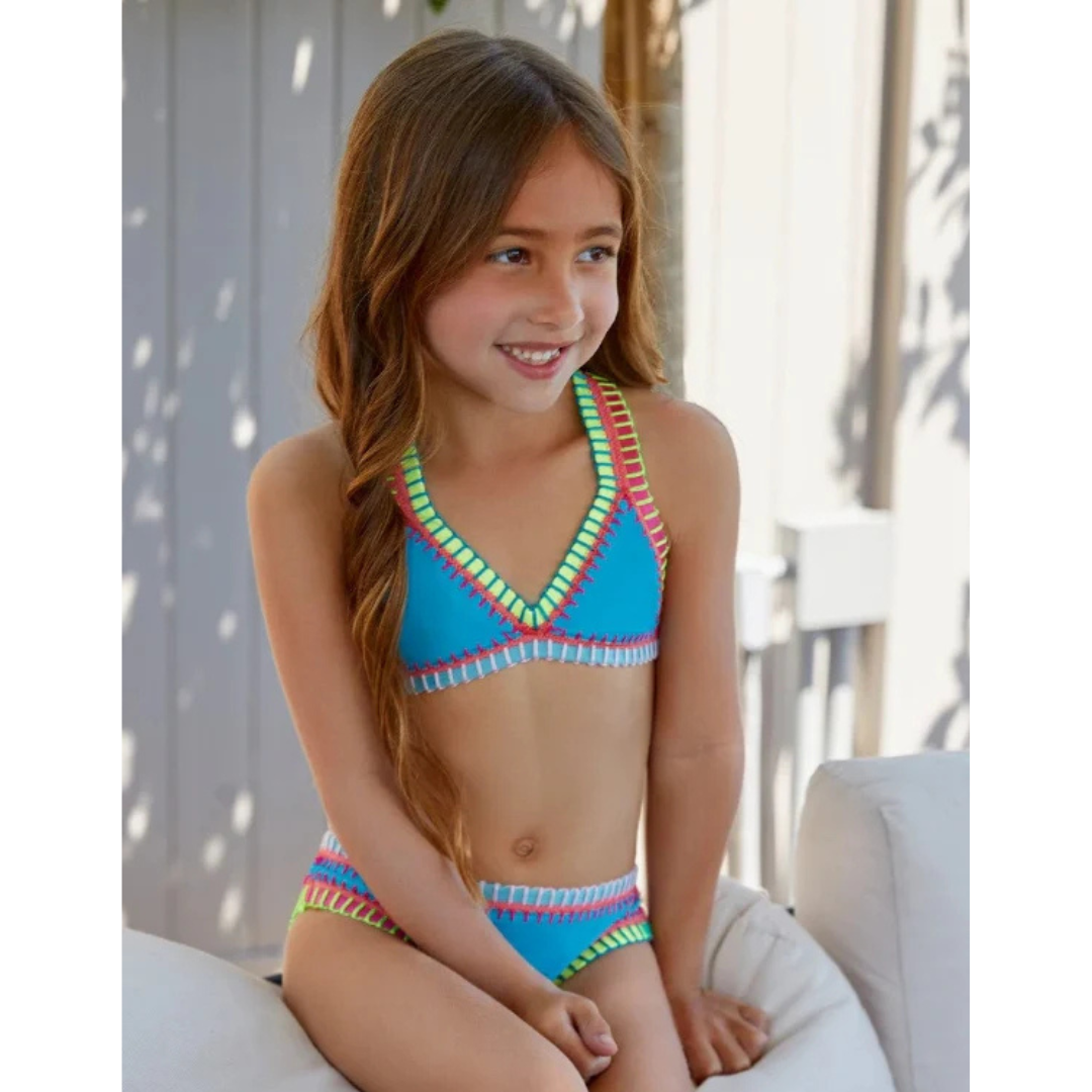 Turquoise Rainbow Bikini