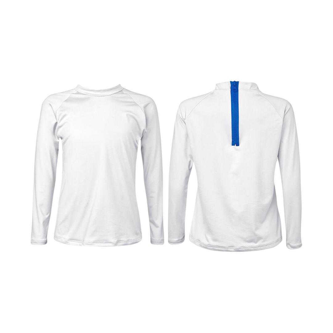 White Long-Sleeve Rashguard