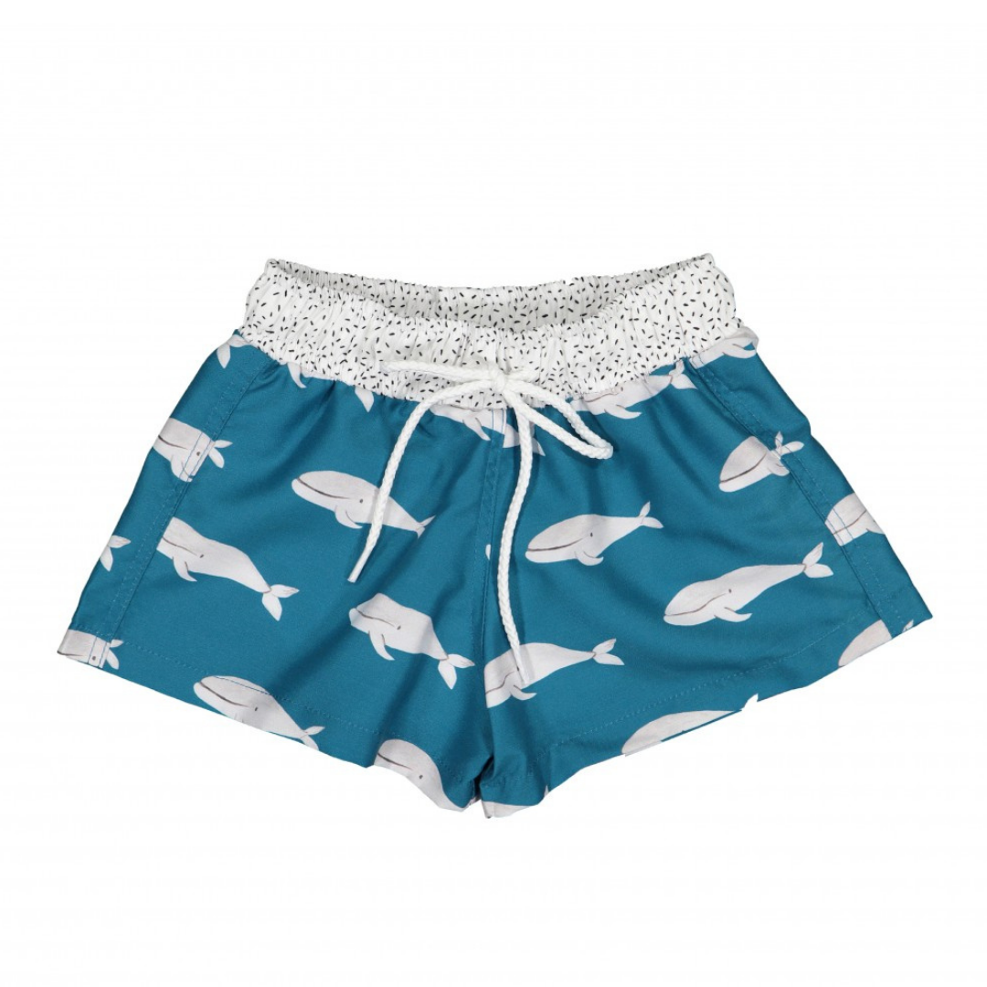 Whales Swim Trunks