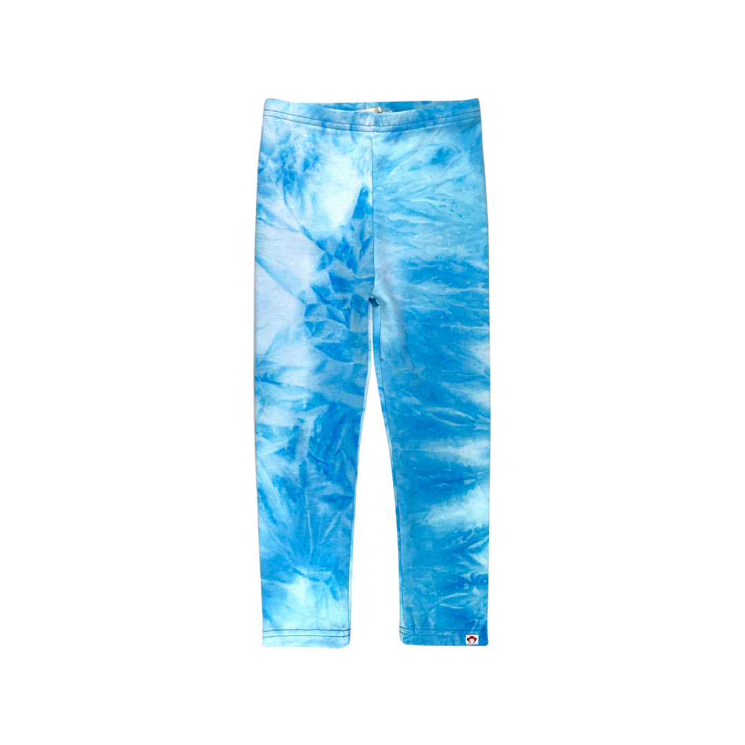 Cool Blue Cropped Leggings