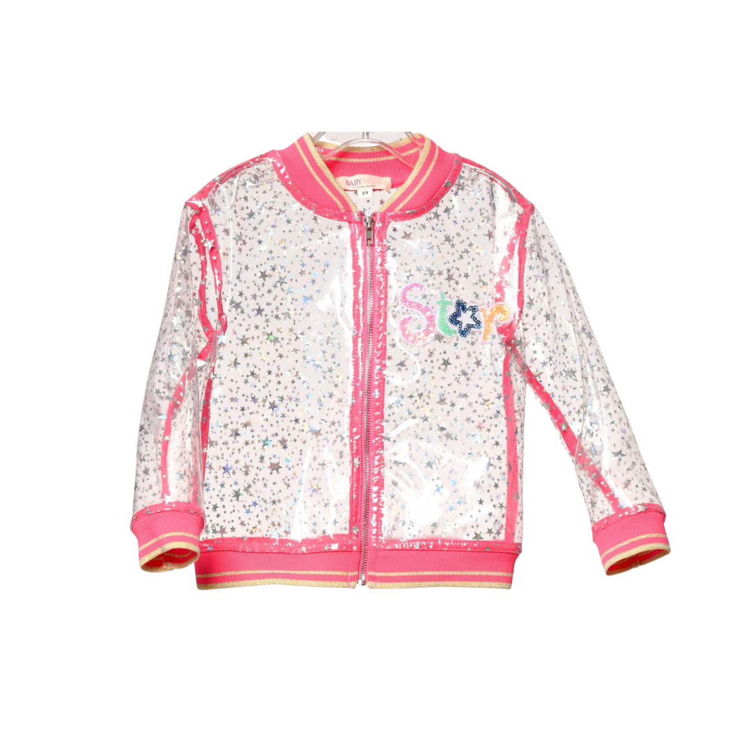 Star Vinyl Bomber Jacket