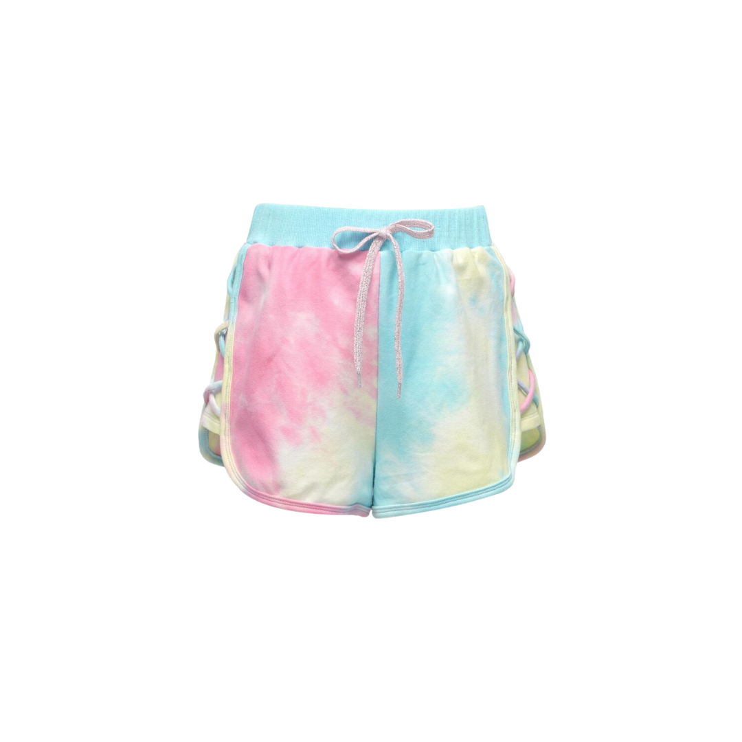Tie Dye Criss Cross Shorts