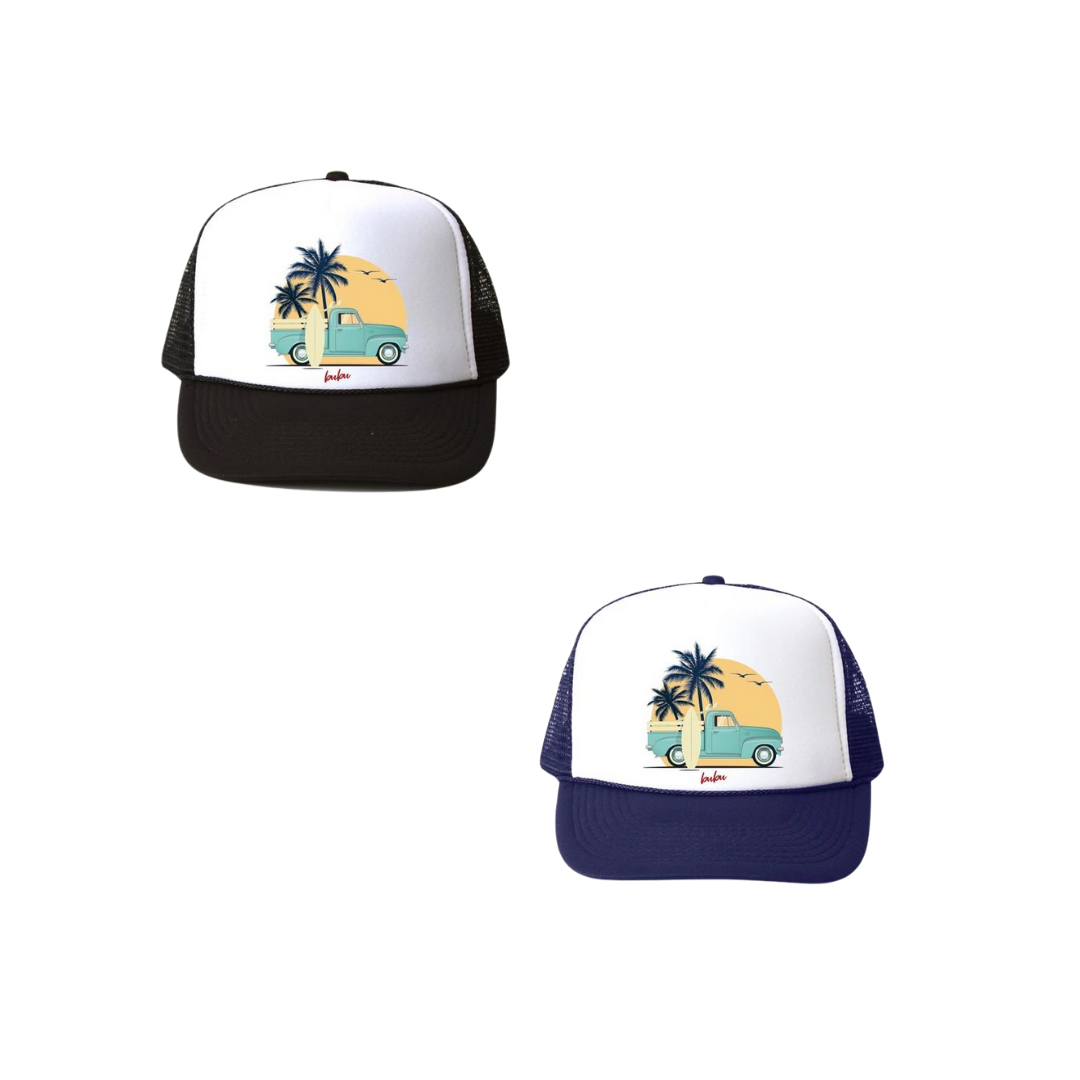 Beach Truck Trucker Hat