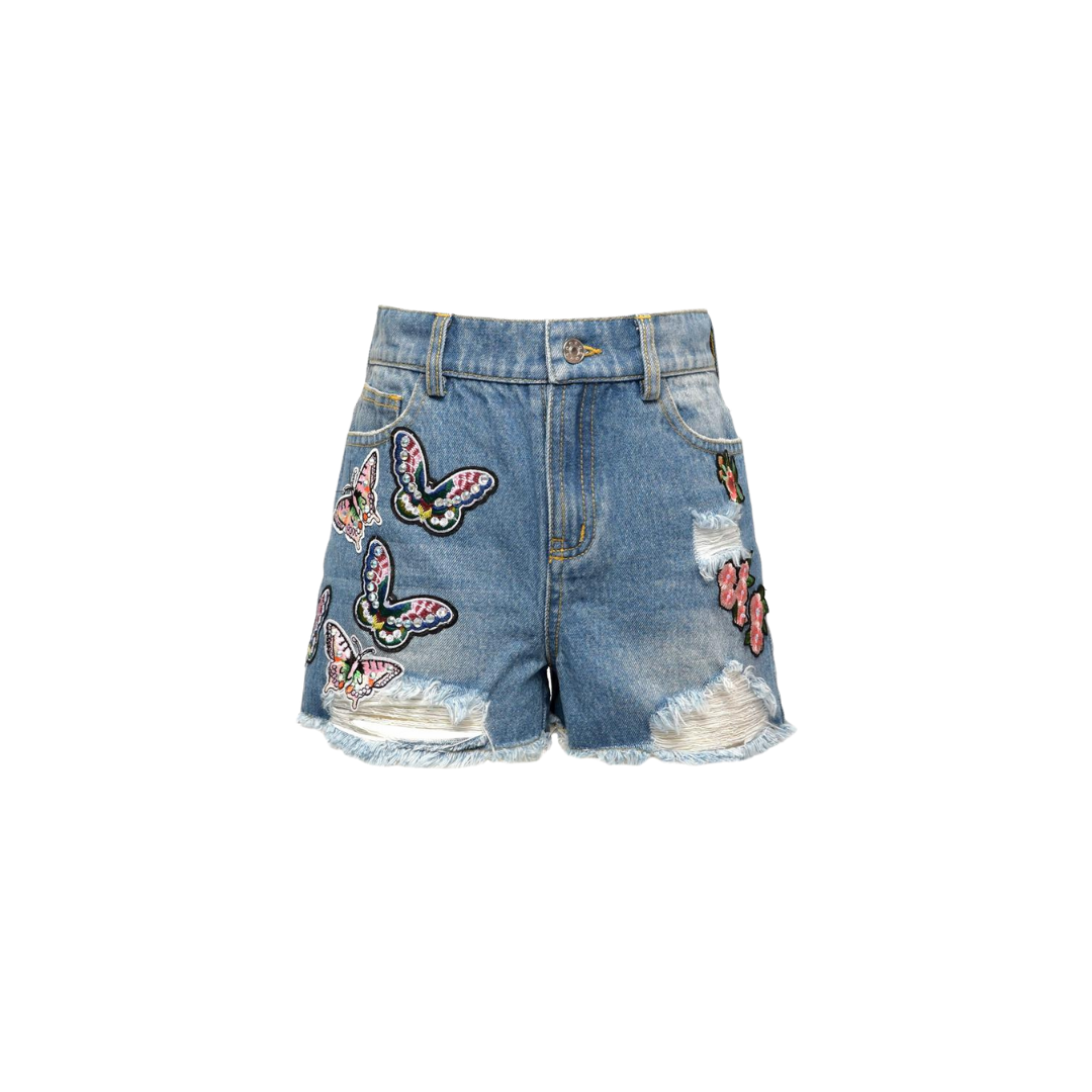 Butterfly Patches Shorts