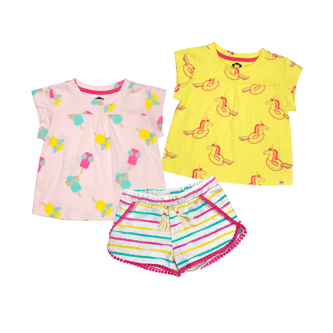 Sunshine Stripes Shorts