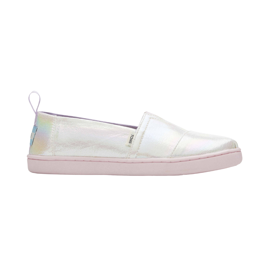 Silver Iridiscent Alpargatas YOUTH