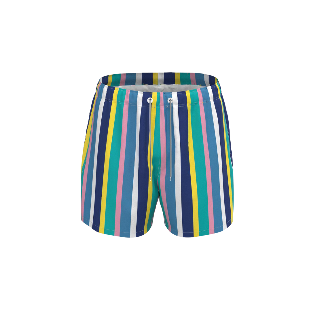 Crush Stripes Swim Shorts