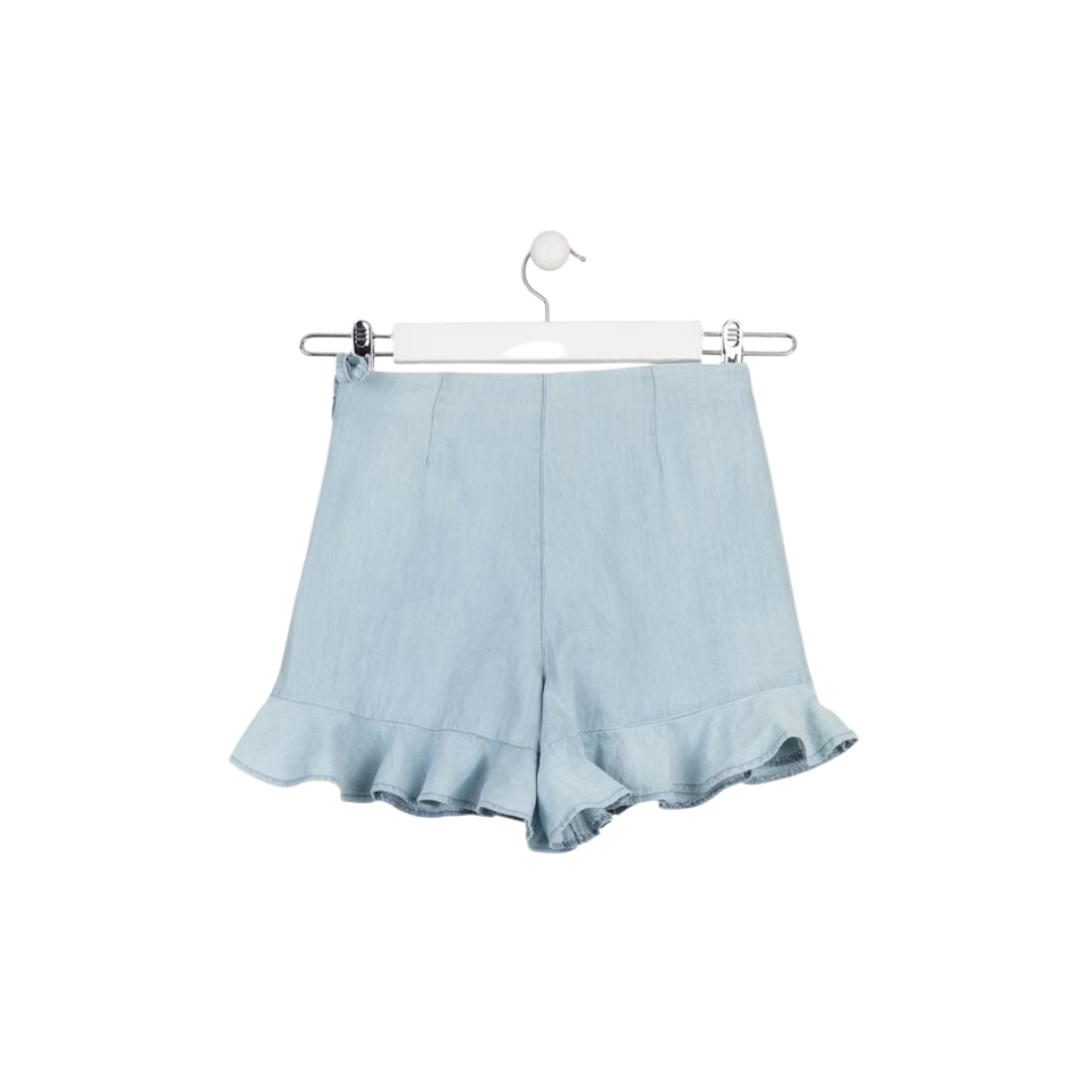 Denim Chambray Skort