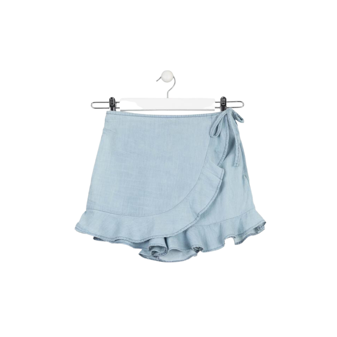 Denim Chambray Skort