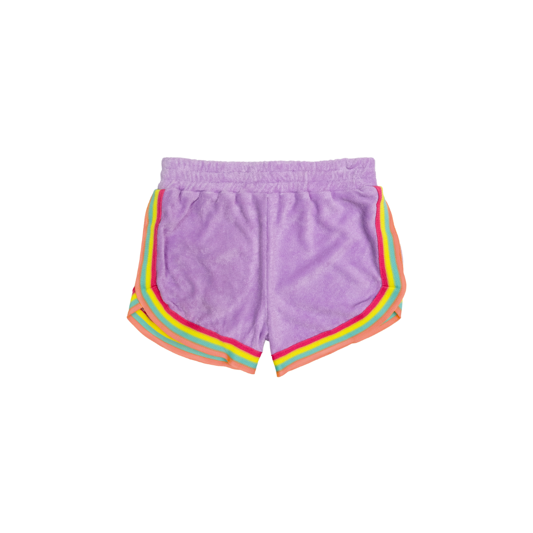 Sweet Lavender Terry Shorts