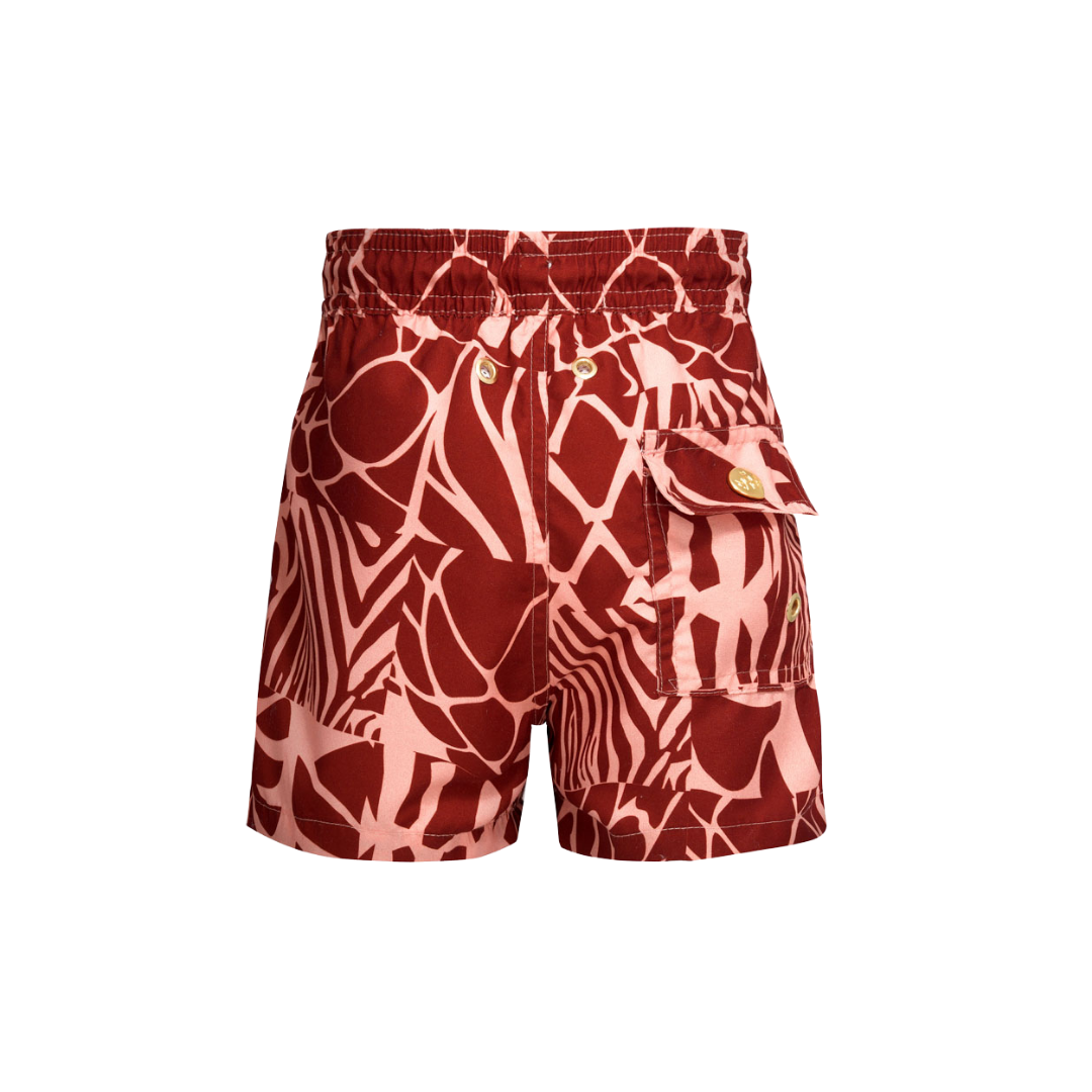 Red Haut Swim Trunks