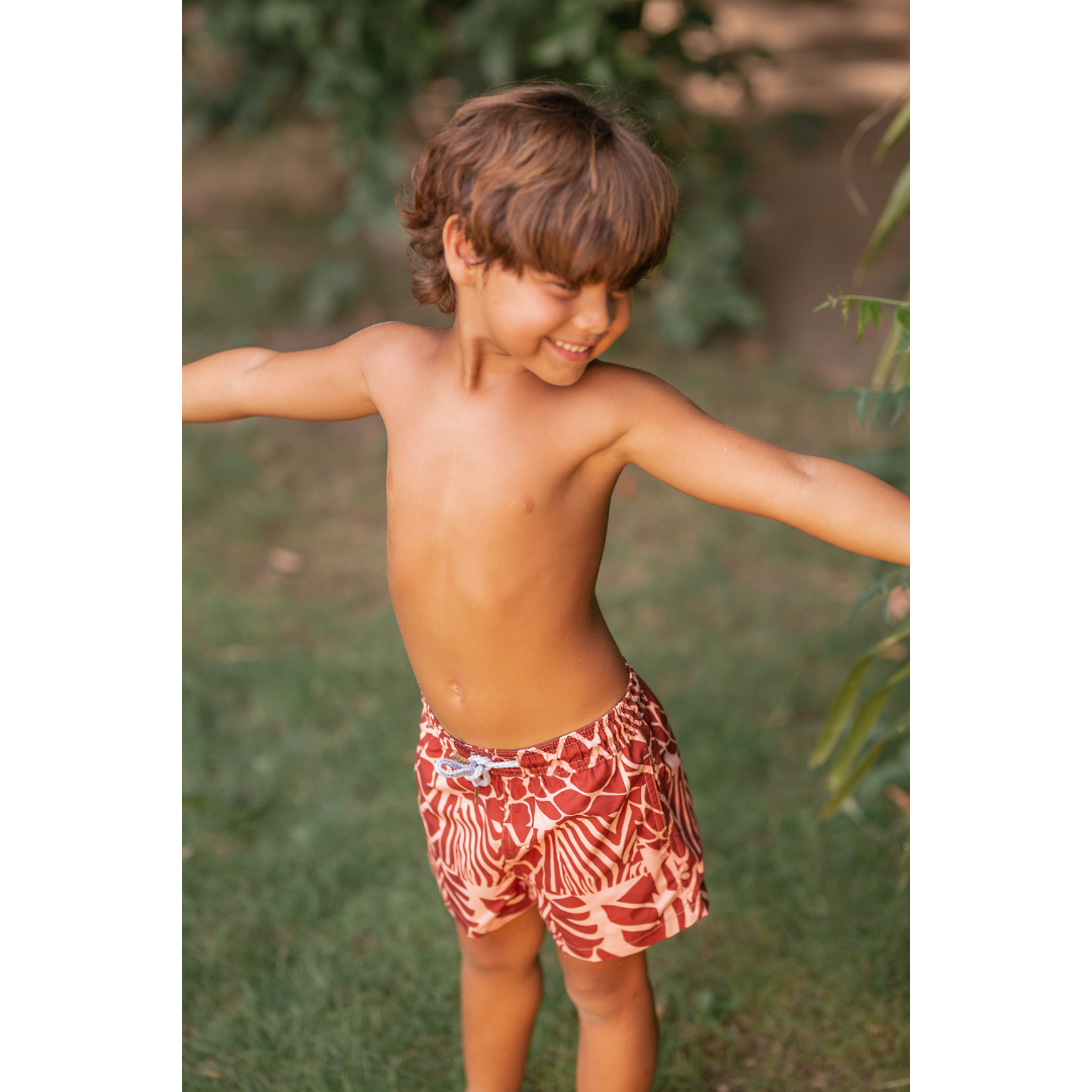 Red Haut Swim Trunks