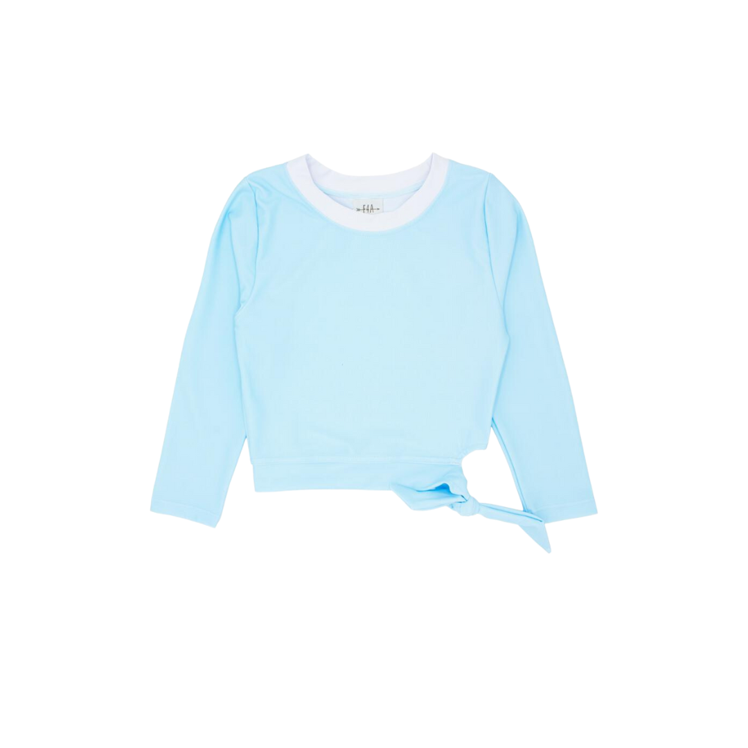 Crystal Blue Rash Top