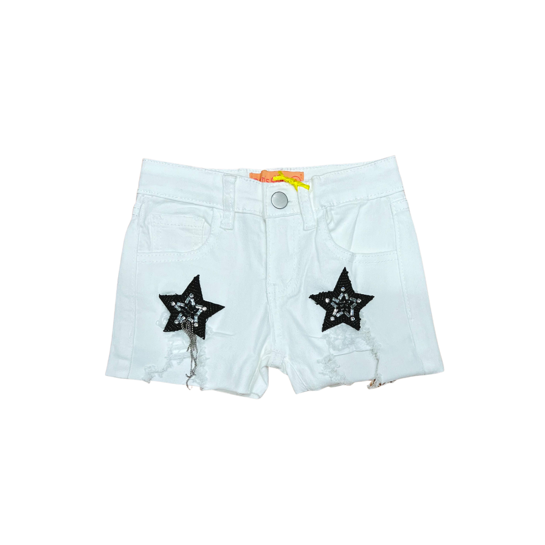 Sequin Star Denim Short