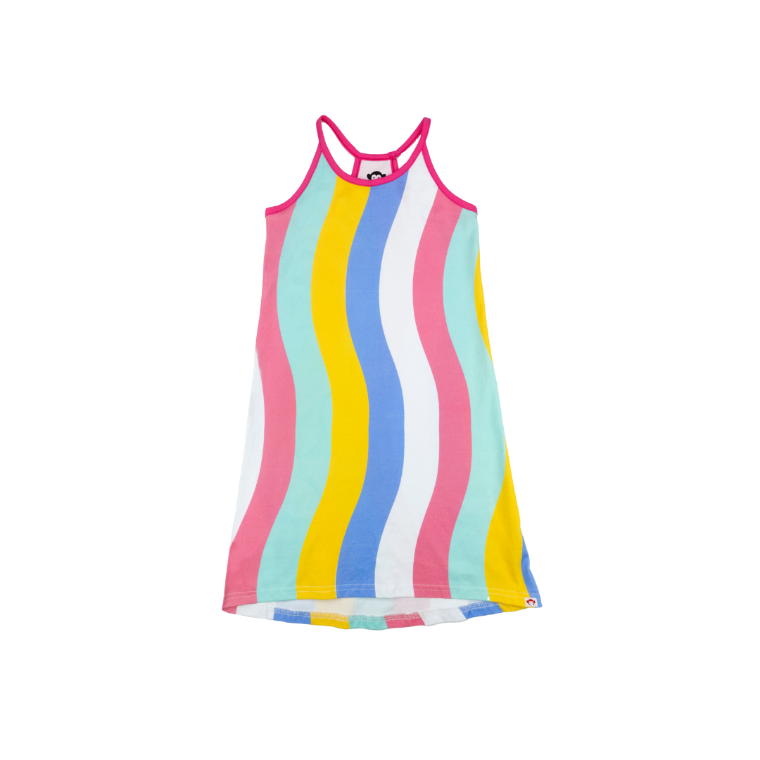 Rainbow Stripes Sol Dress
