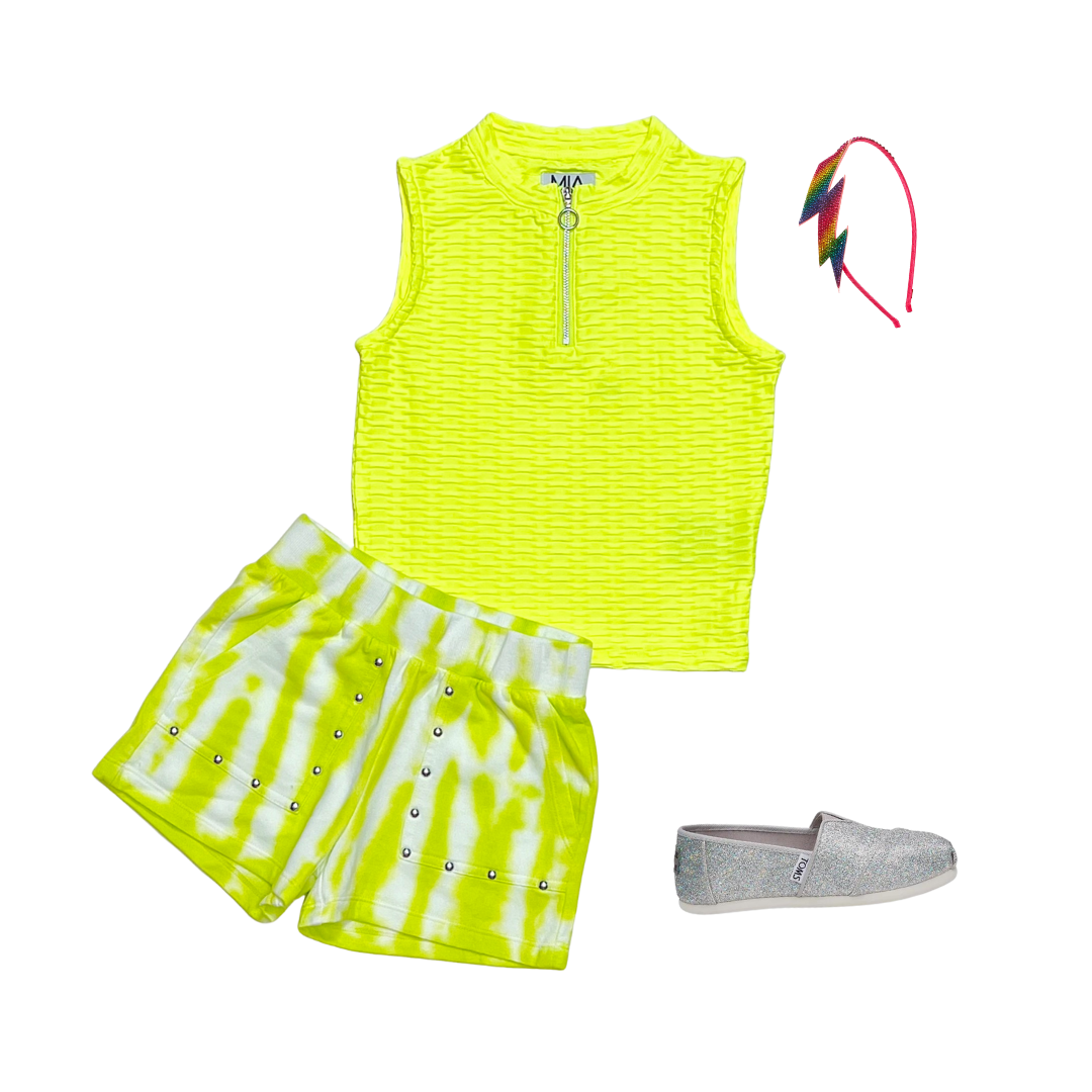 Oring Tank Neon Yellow