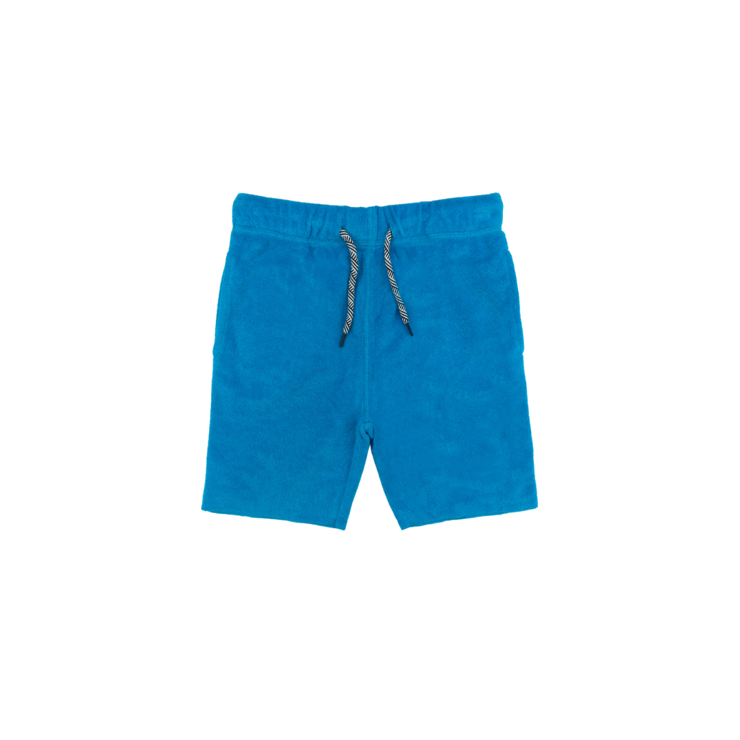 Blue Jewel Terry Shorts