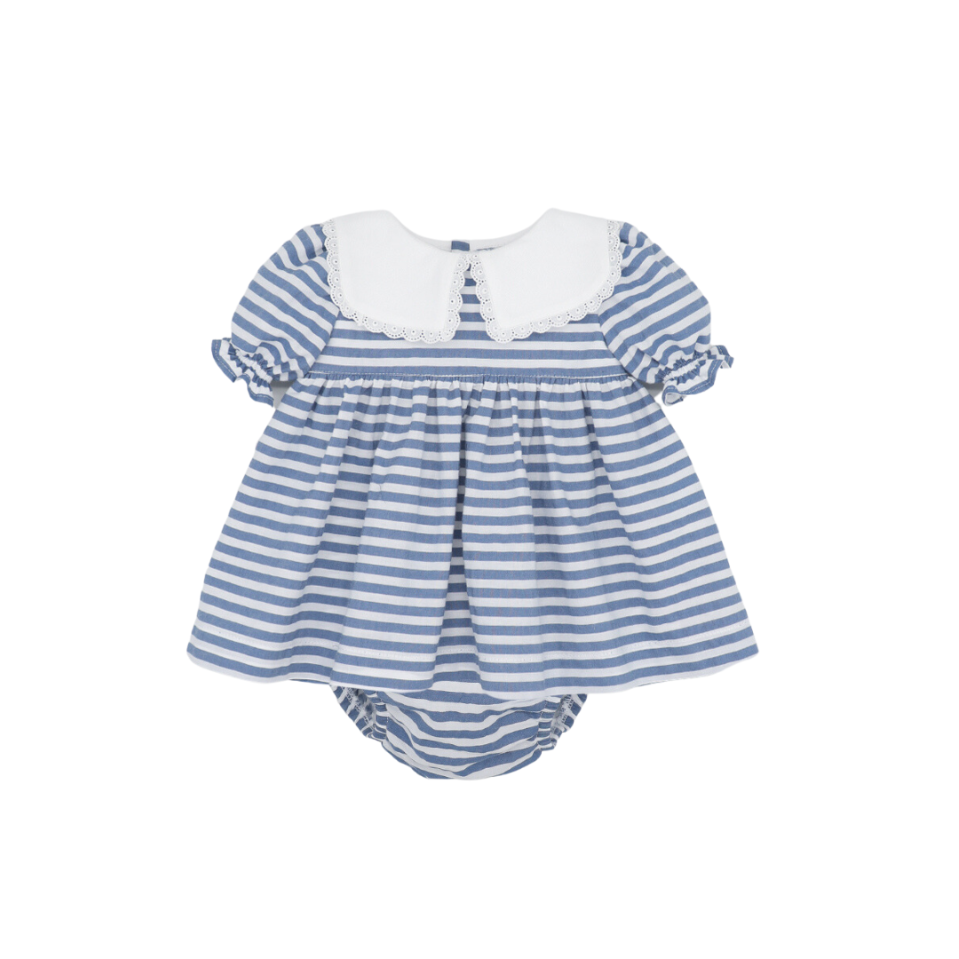 Azure Baby Collar Dress
