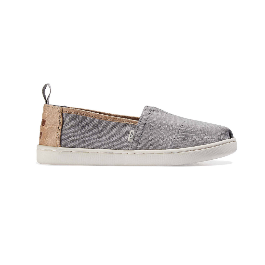 Drizzle Grey Slubby Woven