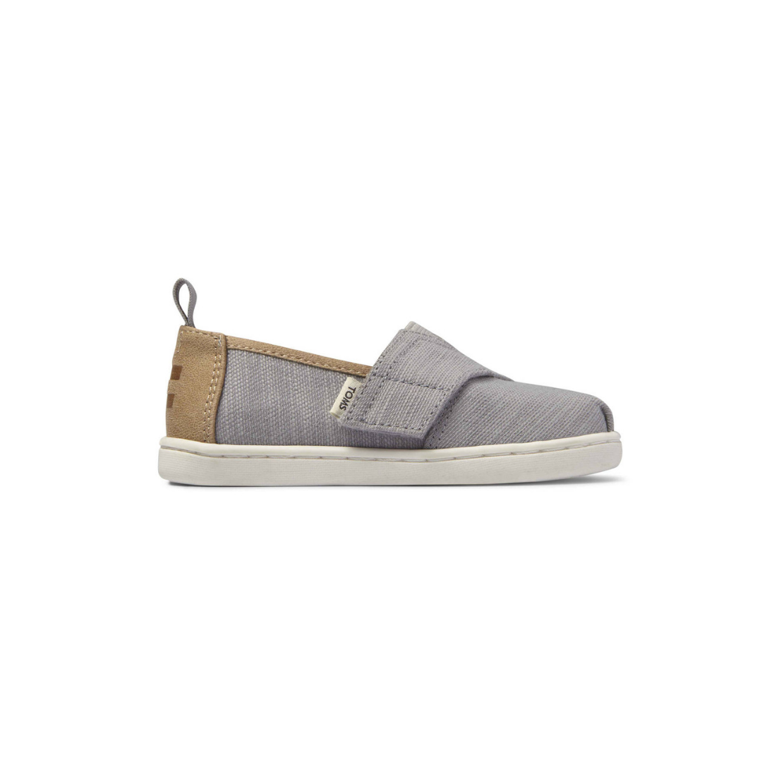 Drizzle Grey Slubby Woven