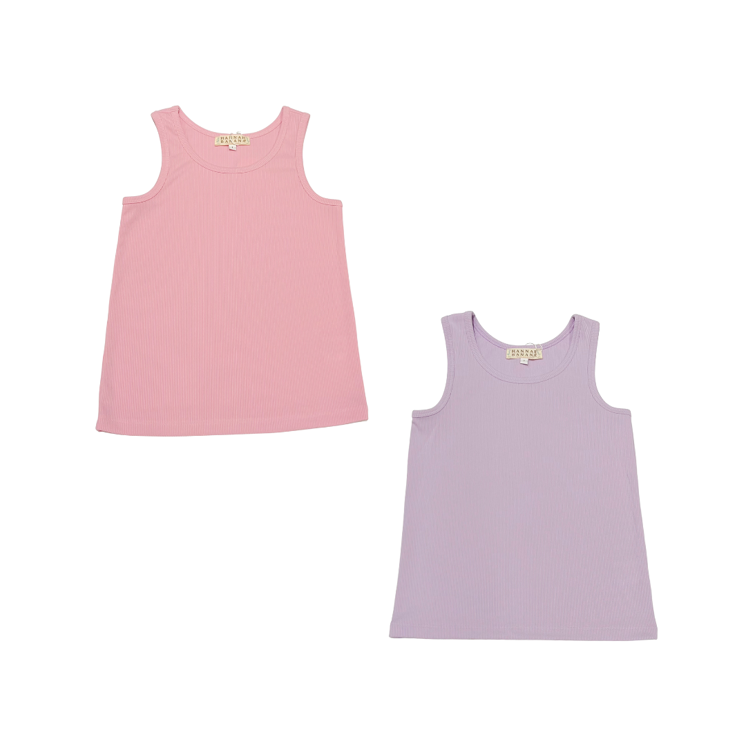 Ribbed Knit Basic Tank