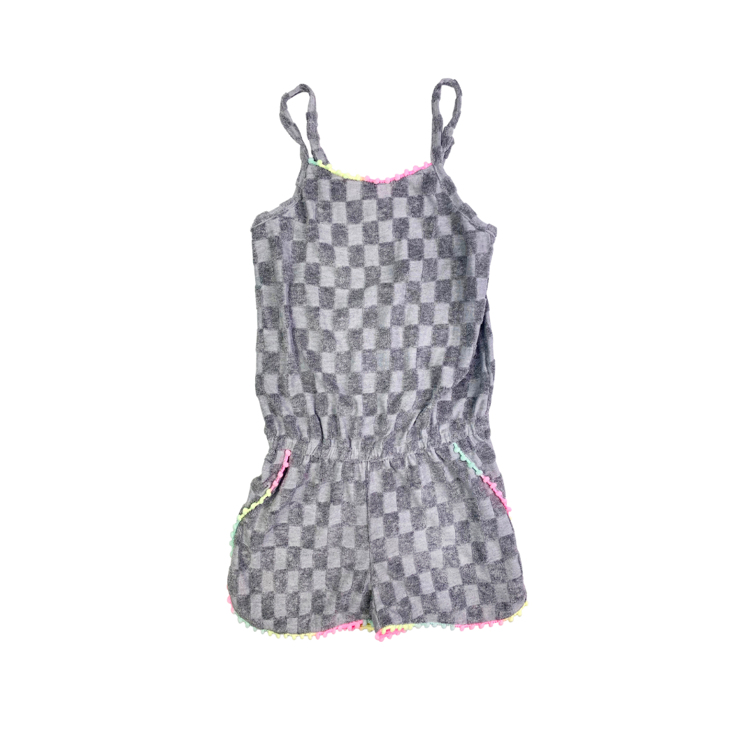 Checkers Terry Romper